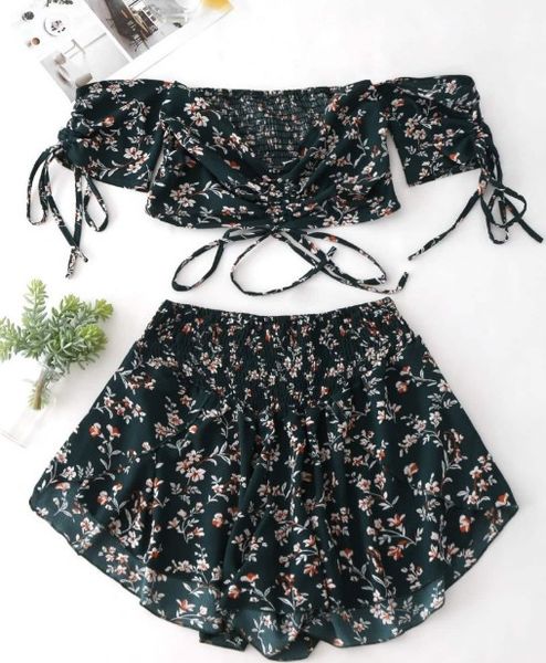women's dress summer print tube lace off shoulder small floral suit cut shirt bra mini tight skirt ladies evening dress clothes, White
women's dress summer print tube lace off shoulder small floral suit cut shirt bra mini tight skirt ladies evening dress clothes, White