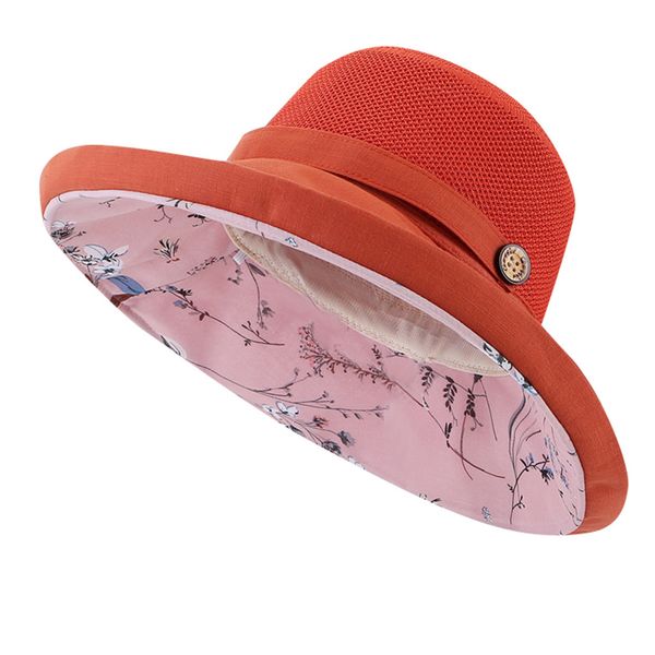 orange button floral inside sunscreen women visor bucket hat pattern adjustable foldable hat viceras para mujer, Blue;gray
orange button floral inside sunscreen women visor bucket hat pattern adjustable foldable hat viceras para mujer, Blue;gray
