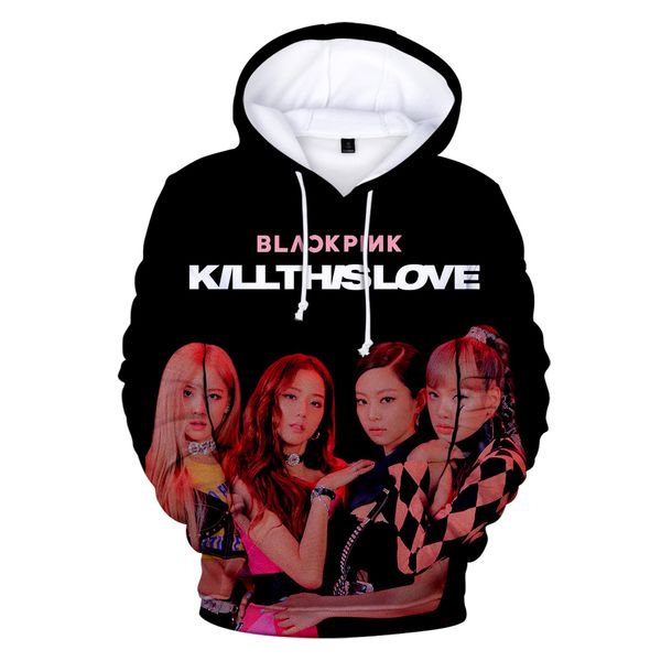 2019 fall winter idol blackpink 3d hoodies men women hip hop sweatshirt wholesale/retail, Black
2019 fall winter idol blackpink 3d hoodies men women hip hop sweatshirt wholesale/retail, Black