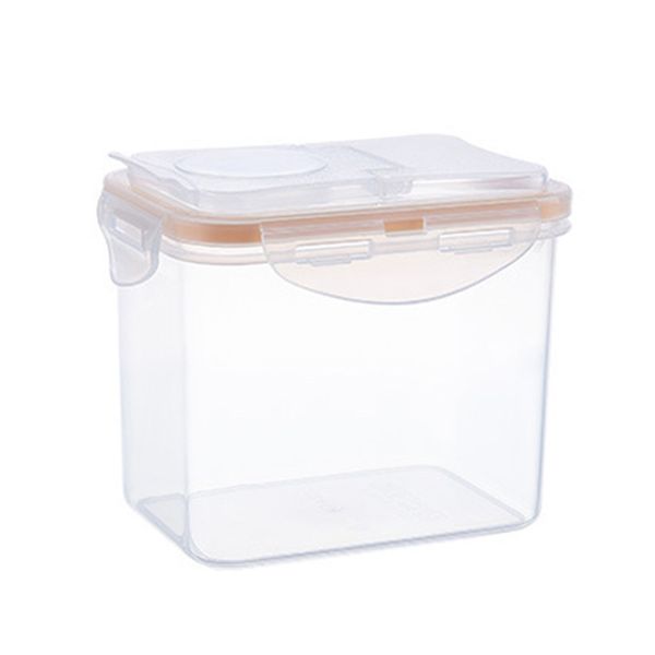 household thicken storage sealed jar storage containers box for home (white + orange 1000ml
household thicken storage sealed jar storage containers box for home (white + orange 1000ml