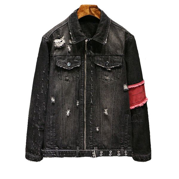moruancle fashion hi street ripped denim jackets with holes mens streetwear destroyed jean truck jacket outerwear black, Black;brown
moruancle fashion hi street ripped denim jackets with holes mens streetwear destroyed jean truck jacket outerwear black, Black;brown