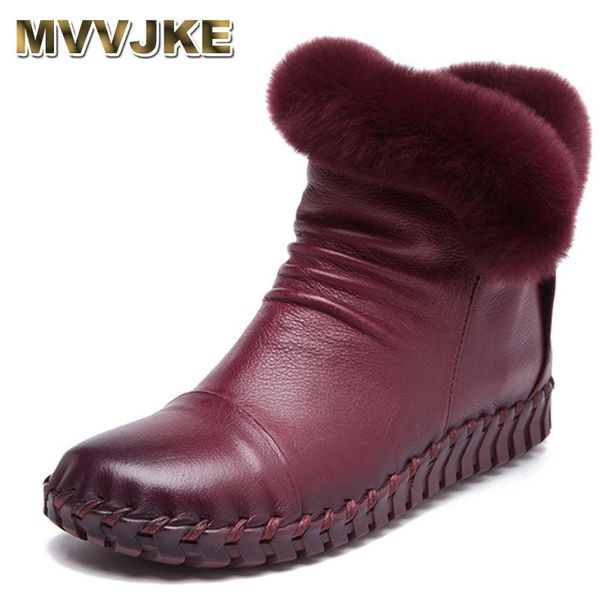 mvvjke comfortable soft genuine leather winter boots 2018 fashion sewing women ankle boots casual flat shoes female snow, Black
mvvjke comfortable soft genuine leather winter boots 2018 fashion sewing women ankle boots casual flat shoes female snow, Black