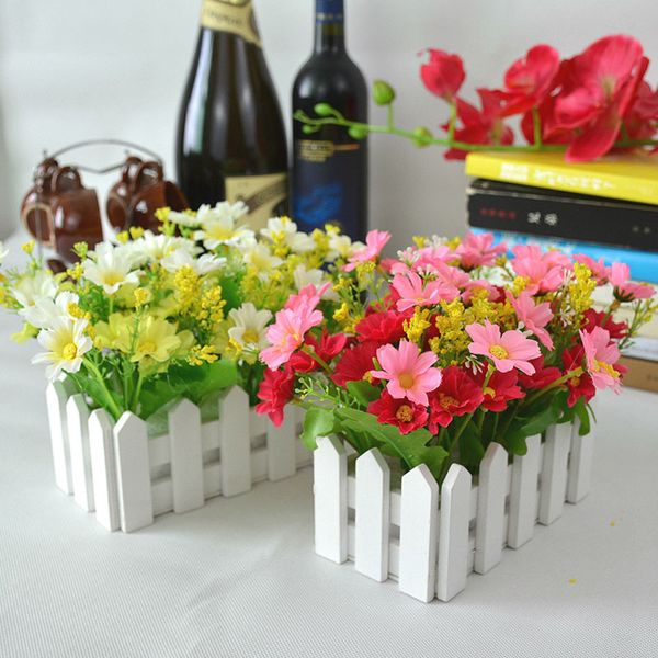 wedding decor artificial flower fake daisy in white picket fence pot pack louis simulation artificial flowers garden small plant
wedding decor artificial flower fake daisy in white picket fence pot pack louis simulation artificial flowers garden small plant