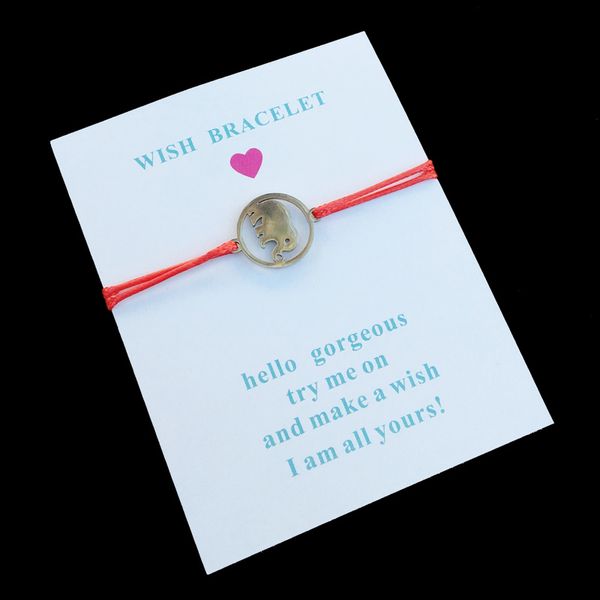 card bracelet stainless steel elephant charm adjustable cord bracelet red string lucky pendant bracelet for women girls, Golden;silver
card bracelet stainless steel elephant charm adjustable cord bracelet red string lucky pendant bracelet for women girls, Golden;silver