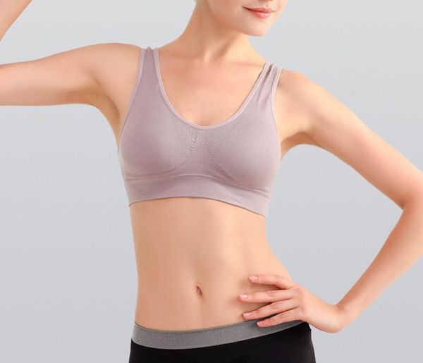 gym clothing women sport bra shockproof solid padded sports fitness brassiere push up seamless running yoga, White;black
gym clothing women sport bra shockproof solid padded sports fitness brassiere push up seamless running yoga, White;black