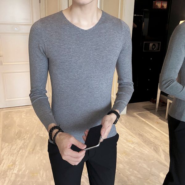 2019 new simple male casual pullover pure cotton sim fit sweater fashion kine shirts plus size men sweaters s-4xl, White;black
2019 new simple male casual pullover pure cotton sim fit sweater fashion kine shirts plus size men sweaters s-4xl, White;black