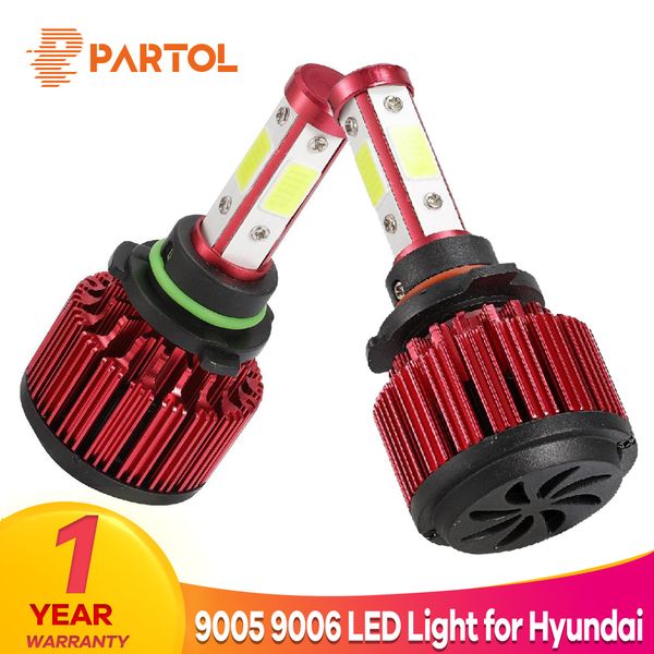 partol x6 100w 9005 9006 led headlight bulbs 4 sides led car light 4 cob chips auto fog lamps 10000lm 6500k for tiberon
partol x6 100w 9005 9006 led headlight bulbs 4 sides led car light 4 cob chips auto fog lamps 10000lm 6500k for tiberon