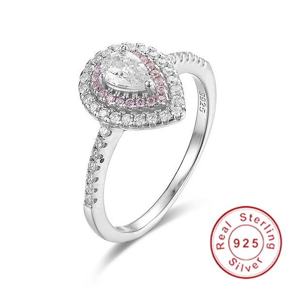 brand jewelry 925 sterling silver ring drop-cut 2ct sona diamond pave setting pink 1 surround wedding rings for women size 5-10, Slivery;golden
brand jewelry 925 sterling silver ring drop-cut 2ct sona diamond pave setting pink 1 surround wedding rings for women size 5-10, Slivery;golden