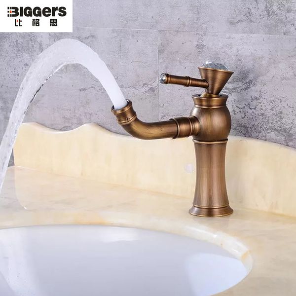 biggers sanitary antique bronze finish bathroom basin faucet rotatable design single handle mixer tap with pipes
biggers sanitary antique bronze finish bathroom basin faucet rotatable design single handle mixer tap with pipes