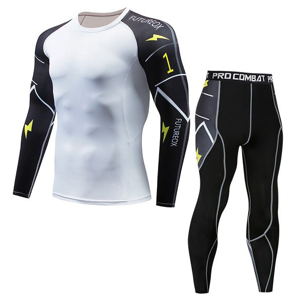 men's and women's thermal underwear compression long john men's t-shirt + leggings fitness sports riding underwear, White;black
men's and women's thermal underwear compression long john men's t-shirt + leggings fitness sports riding underwear, White;black