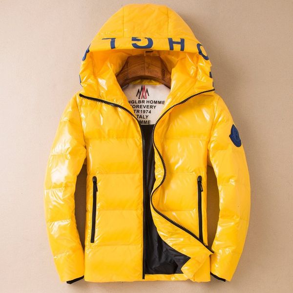 2019 new men's autumn and winter warm down jacket 191123#036z1, Black