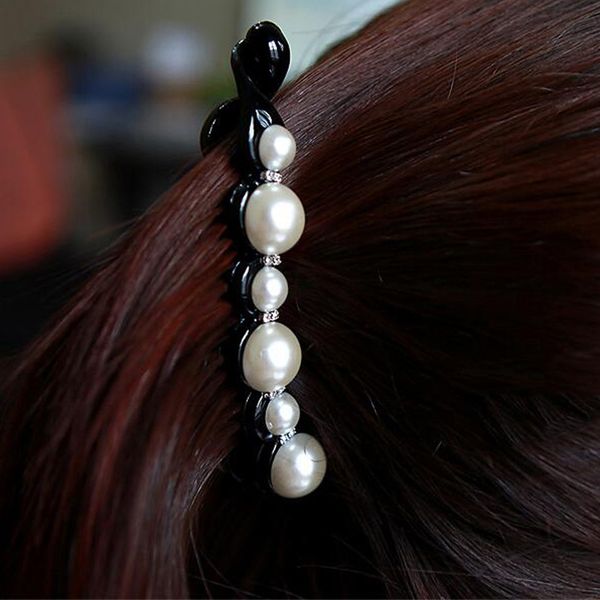 fashion 2019 women girls pearl hair clip hairpin barrette comb horsetail clip jewelry accessory a10 ap23, Golden;white
fashion 2019 women girls pearl hair clip hairpin barrette comb horsetail clip jewelry accessory a10 ap23, Golden;white