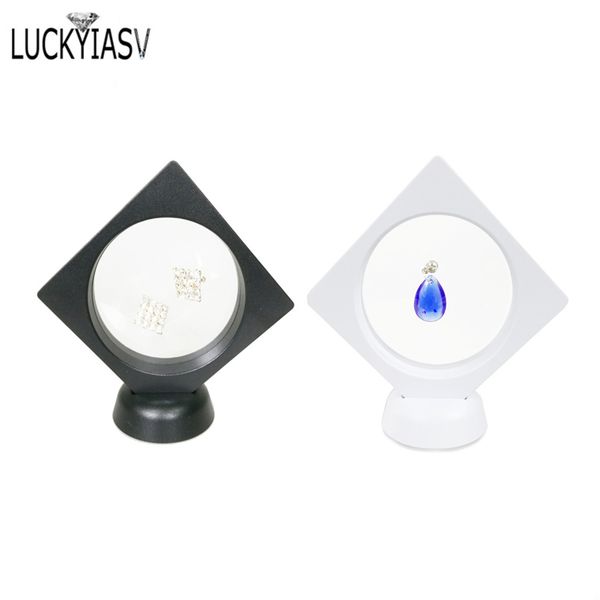 pet membrane floating clear arylic jewelry ring pendant display stand holder bague packaging box protect jewellery & stones case, Pink;blue
pet membrane floating clear arylic jewelry ring pendant display stand holder bague packaging box protect jewellery & stones case, Pink;blue