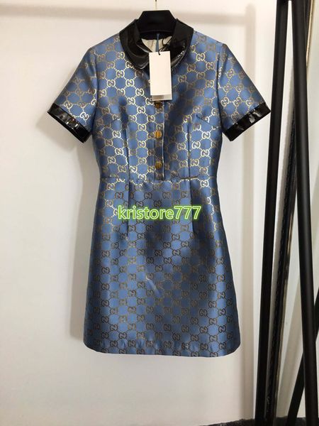 high end women girls shirt dress jacquard all over interlocking letter short sleeve a-line mini skirt 2020 fashion design luxury dresses
high end women girls shirt dress jacquard all over interlocking letter short sleeve a-line mini skirt 2020 fashion design luxury dresses