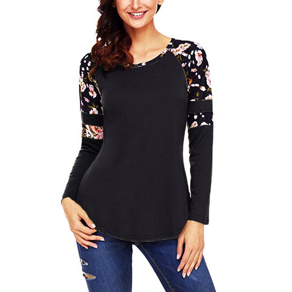 muqgew female t-shirt floral print basic long sleeve varsity striped t-shirts for women camisetas verano mujer 2019 #6030, White
muqgew female t-shirt floral print basic long sleeve varsity striped t-shirts for women camisetas verano mujer 2019 #6030, White