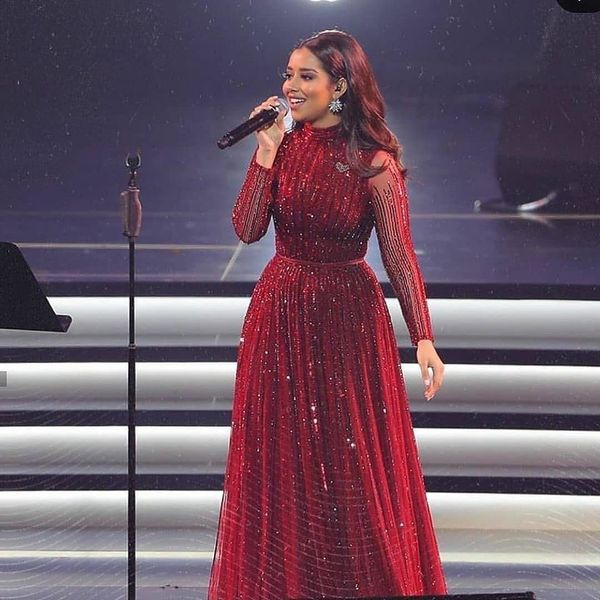 2020 plus size arabic aso ebi burgundy luxurious evening dresses beaded sequins prom dresses sheer neck formal party second gowns zj553, Black;red
2020 plus size arabic aso ebi burgundy luxurious evening dresses beaded sequins prom dresses sheer neck formal party second gowns zj553, Black;red