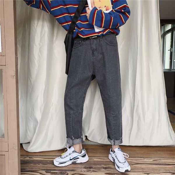 men's polos hong kong style summer thin jeans fashion brand loose student ankle-length pants all-match korean burr straight, White;black
men's polos hong kong style summer thin jeans fashion brand loose student ankle-length pants all-match korean burr straight, White;black