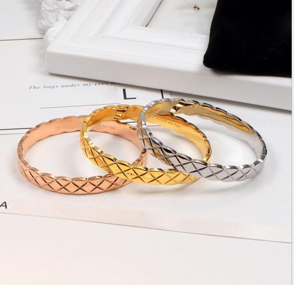 new diamond check bracelet fashion trend titanium steel 18k bracelet lovers hand ornament, Golden;silver
new diamond check bracelet fashion trend titanium steel 18k bracelet lovers hand ornament, Golden;silver