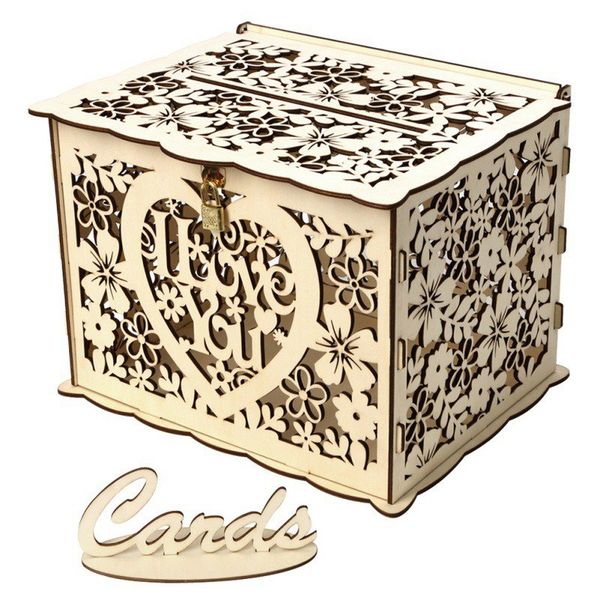 wooden diy business nme crd greeting crd hollow crved box with key nd 12 rubber ring for wedding bnquet supplies
wooden diy business nme crd greeting crd hollow crved box with key nd 12 rubber ring for wedding bnquet supplies