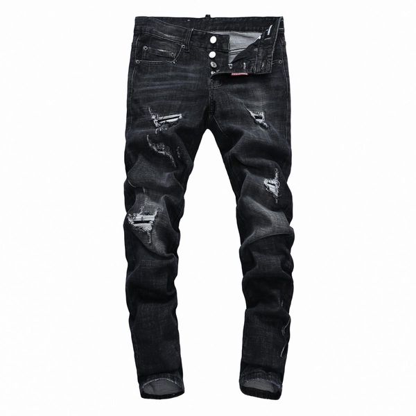 2020 mens slim casual pants elastic trousers light fit loose cotton denim brand jeans motorcycle mens designer sweatpants jeans pour hommes, Blue
2020 mens slim casual pants elastic trousers light fit loose cotton denim brand jeans motorcycle mens designer sweatpants jeans pour hommes, Blue
