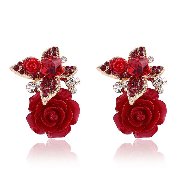 butterfly flower ear nails retro-ancient ethnic wind resin rose earrings, Golden
butterfly flower ear nails retro-ancient ethnic wind resin rose earrings, Golden