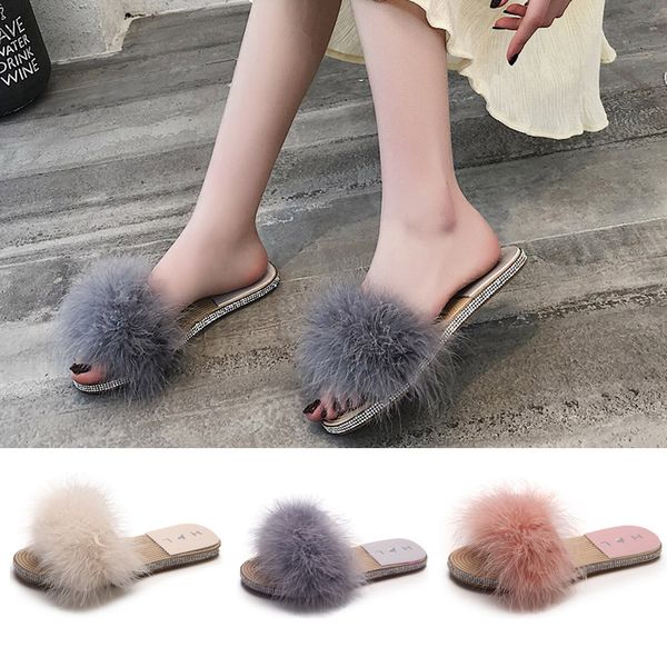 casual womens slippers shoes women's feet flat shoes summer non-slip artificial hair slippers escarpin femme home slippers#20, Black
casual womens slippers shoes women's feet flat shoes summer non-slip artificial hair slippers escarpin femme home slippers#20, Black