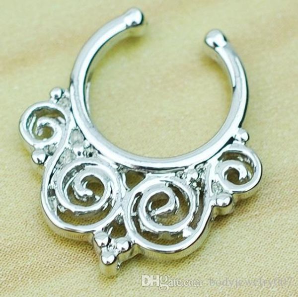 d0604 ( 2 colors ) nose ring nose hook nose rings body piercing jewelry fake septum clicker non piercing hanger clip on women body jewellry, Silver
d0604 ( 2 colors ) nose ring nose hook nose rings body piercing jewelry fake septum clicker non piercing hanger clip on women body jewellry, Silver