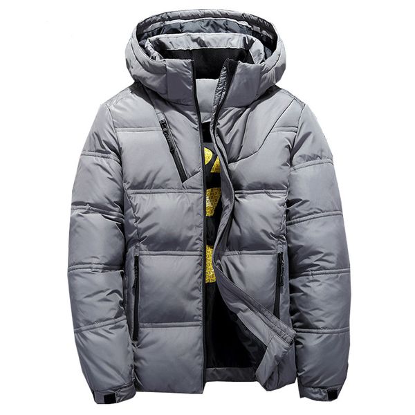 men's winter hooded duck down jackets warm thick down coats male winter overcoat parkas man puffer jackets, Black
men's winter hooded duck down jackets warm thick down coats male winter overcoat parkas man puffer jackets, Black