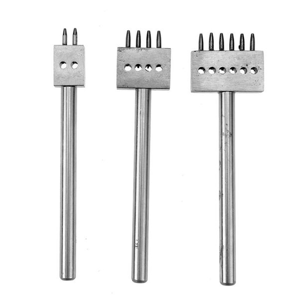 5mm 2/4/6 hole spacing prong leather punch tool row circular cut hole stitching punch cutter leather craft tools sewing, Black
5mm 2/4/6 hole spacing prong leather punch tool row circular cut hole stitching punch cutter leather craft tools sewing, Black
