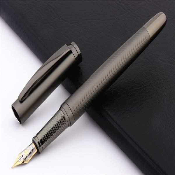 Luxury high quality Edition Pure gray Fish scale line Business School student office Fountain pen New, Multicolor
Luxury high quality Edition Pure gray Fish scale line Business School student office Fountain pen New, Multicolor