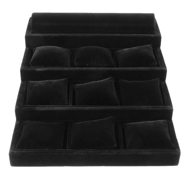 velvet drawer jewlery organizer tray watch bracelet display showcase with pillow, Black;white
velvet drawer jewlery organizer tray watch bracelet display showcase with pillow, Black;white