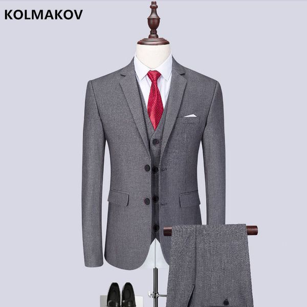 jacket+vest+pants)spring 2019 new style stripe men suits fashion men's slim fit business wedding suit host costume, White;black
jacket+vest+pants)spring 2019 new style stripe men suits fashion men's slim fit business wedding suit host costume, White;black