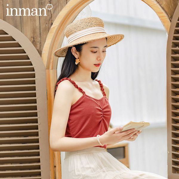 women's tanks & camis inamn 2021 summer arrival retro style lace fashion cool sleeveless wear outside camisole, White
women's tanks & camis inamn 2021 summer arrival retro style lace fashion cool sleeveless wear outside camisole, White