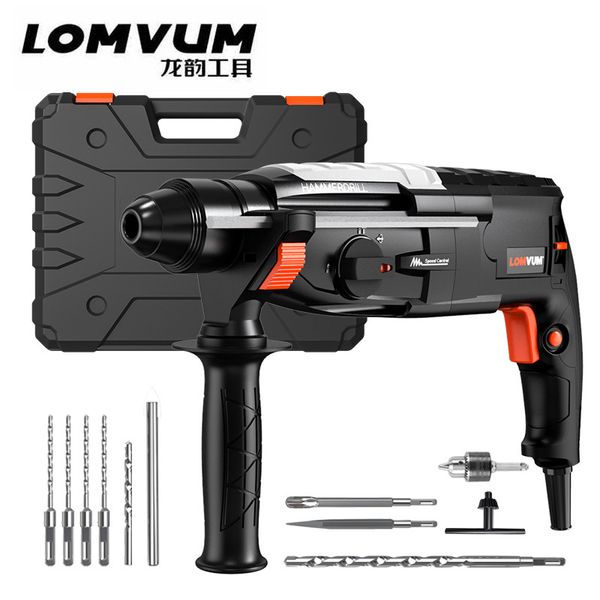 lomvum 220v ac electric rotary hammer impact drill power drill electric pick hammer power tools
lomvum 220v ac electric rotary hammer impact drill power drill electric pick hammer power tools