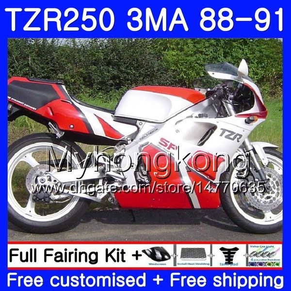 

kit for yamaha tzr250rr tzr-250 tzr 250 88 89 90 91 body 244hm.41 tzr250 rs rr ypvs 3ma factory red zr250 1988 1989 1990 1991 fairing