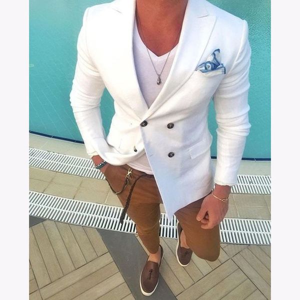 2019 white double breasted men wedding suits blazer skinny tuxedo custom kingsman jacket mens suit terno masculino jacket+pants, White;black
2019 white double breasted men wedding suits blazer skinny tuxedo custom kingsman jacket mens suit terno masculino jacket+pants, White;black