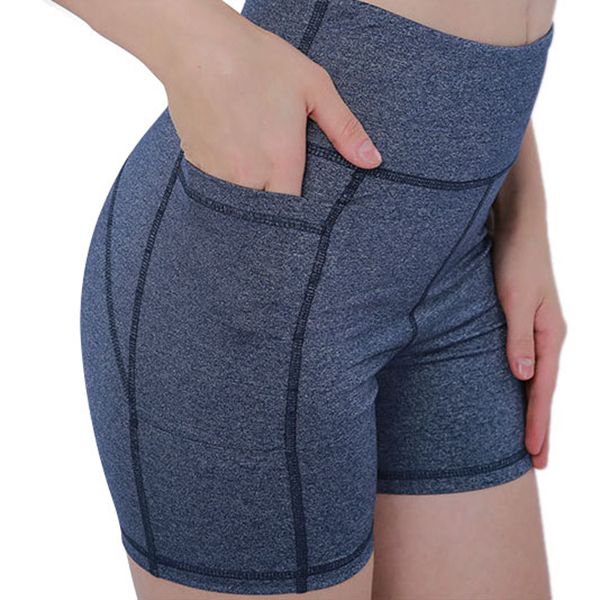 high waist workout yoga shorts for women running biker shorts with pockets, White;red
high waist workout yoga shorts for women running biker shorts with pockets, White;red