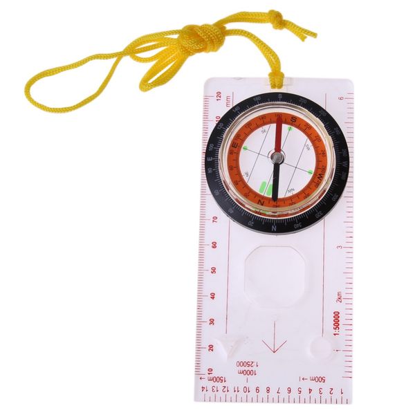

pointer compasses hiking protractor camping compass with ruler magnifier compasses for outdoor camping hiking ea14