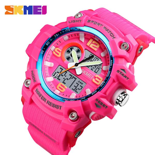 outdoor sports women watches fashion dual display digital wristwatch outdoor 3 time ladies waterproof watch reloj, Slivery;brown
outdoor sports women watches fashion dual display digital wristwatch outdoor 3 time ladies waterproof watch reloj, Slivery;brown