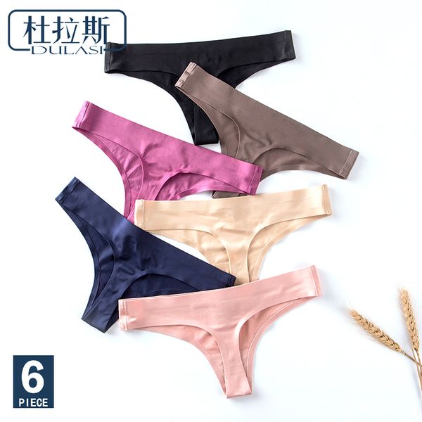 women's panties 6pcs/lot ice silk thong g string briefs seamless thongs women underwear for girls ladies panty dulasi, Black;pink
women's panties 6pcs/lot ice silk thong g string briefs seamless thongs women underwear for girls ladies panty dulasi, Black;pink