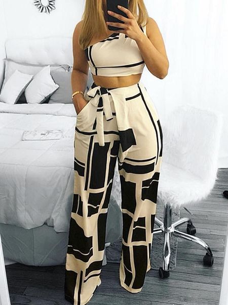women two piece set strapless crop and long pants 2 piece set solid wide leg trousers women outfit, White
women two piece set strapless crop and long pants 2 piece set solid wide leg trousers women outfit, White