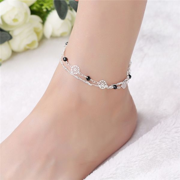 new boho 925 silver anklets for women girl bohemian chain beads anklet beach bracelet diy foot jewelry party gift 3b159, Red;blue
new boho 925 silver anklets for women girl bohemian chain beads anklet beach bracelet diy foot jewelry party gift 3b159, Red;blue