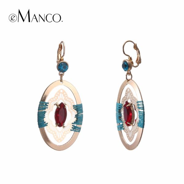 emanco fashion ethnic geometric drop hanging earrings for women round metal dangle earring with red crystal party jewelry y200323, Golden
emanco fashion ethnic geometric drop hanging earrings for women round metal dangle earring with red crystal party jewelry y200323, Golden