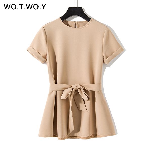 wotwoy plain green sashes t shirts women 2019 spring summer casual o-neck belt t-shirt female yellow solid woven harajuku, White
wotwoy plain green sashes t shirts women 2019 spring summer casual o-neck belt t-shirt female yellow solid woven harajuku, White