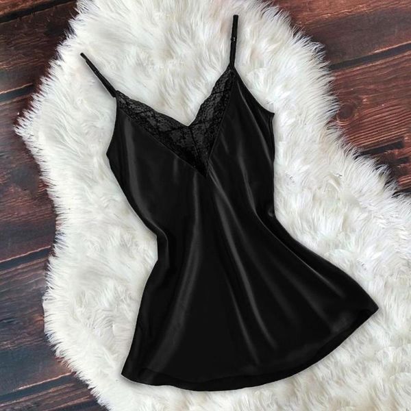 women's lingerie silk nightgown summer dress lace night dress sleepwear babydoll nightie satin homewear nightwear a40, Black;red
women's lingerie silk nightgown summer dress lace night dress sleepwear babydoll nightie satin homewear nightwear a40, Black;red