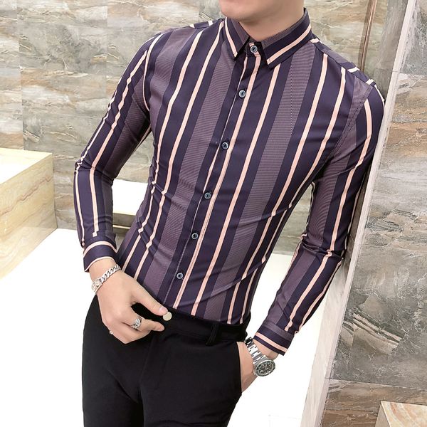 camisas hombre brand new 2019 spring shirt dress slim fit streetwear long sleeve striped mens shirts prom tuxedo, White;black
camisas hombre brand new 2019 spring shirt dress slim fit streetwear long sleeve striped mens shirts prom tuxedo, White;black