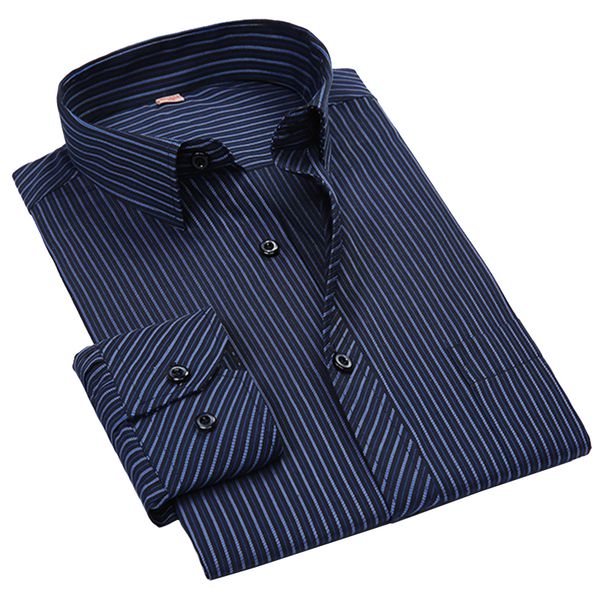 fashion striped men dress shirt long sleeve brand business formal wear men casual shirts plus size 5xl 6xl, White;black
fashion striped men dress shirt long sleeve brand business formal wear men casual shirts plus size 5xl 6xl, White;black