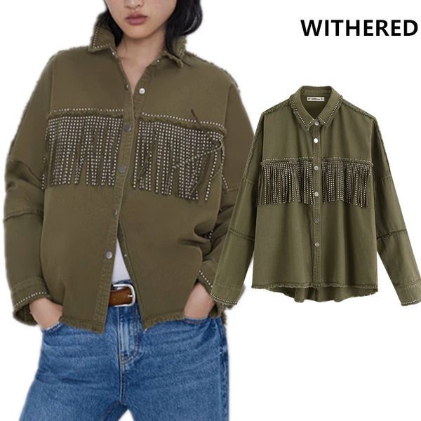 withered denim jacket women high street vintage rivet tassels army green oversize boyfriend casaco feminino jaqueta feminina top, Black;brown
withered denim jacket women high street vintage rivet tassels army green oversize boyfriend casaco feminino jaqueta feminina top, Black;brown
