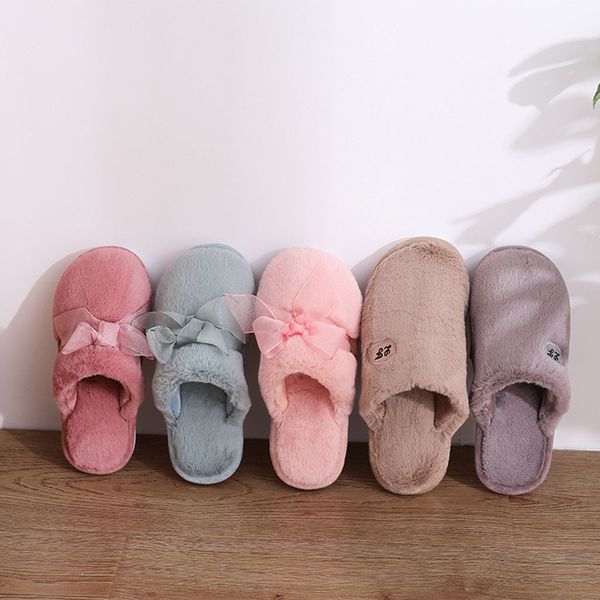 women's couples butterfly knot warm non-slip floor home slippers indoor shoes warm house slippers indoor 2019, Black
women's couples butterfly knot warm non-slip floor home slippers indoor shoes warm house slippers indoor 2019, Black