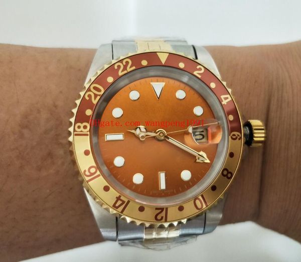 wristwatches 40mm 1972 vintage gmt 1675 brown dial two tone gold asia 2813 movement mechanical automatic mens watches, Slivery;brown
wristwatches 40mm 1972 vintage gmt 1675 brown dial two tone gold asia 2813 movement mechanical automatic mens watches, Slivery;brown